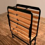 rete portamaterasso singola pieghevole rinforzata